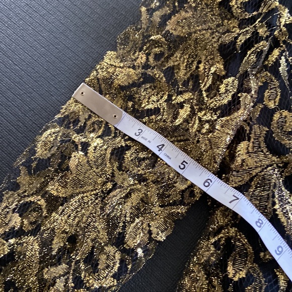 Vintage Black & Gold Dress - Picture 11 of 11